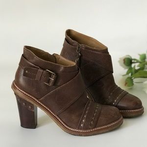 Schuler & Sons Leather Booties